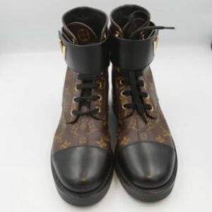 Louis Vuitton - Authenticated Wonderland Ankle Boots - Leather Black for Women, Very Good Condition