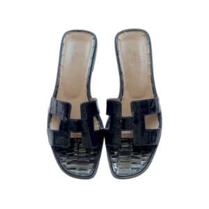 HERMES Chypre Sandals Vert d'Eau 39 EU *New - Timeless Luxuries